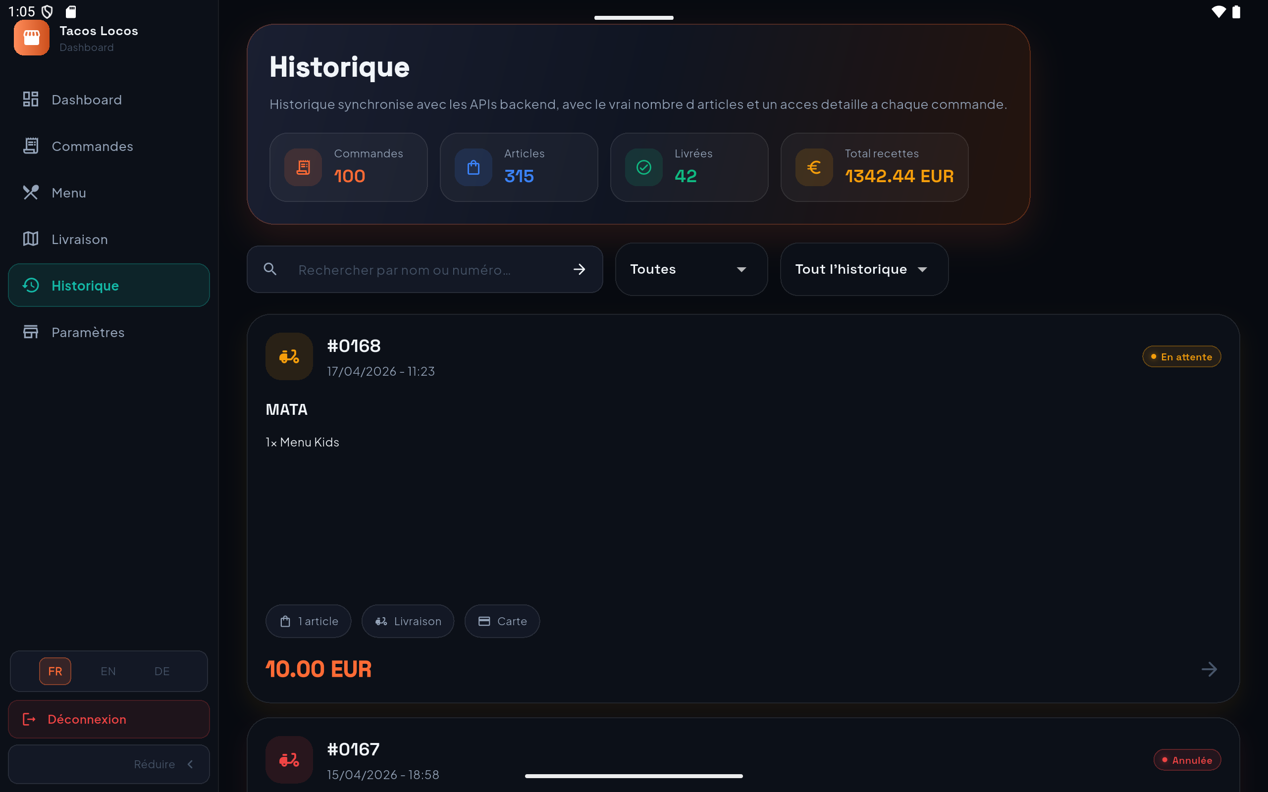 Historique